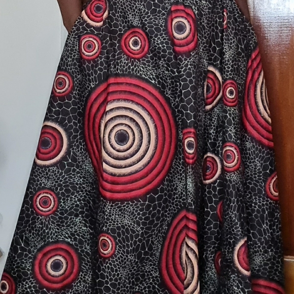 ANKARA PRINT SKIRT - Picture 3 of 3